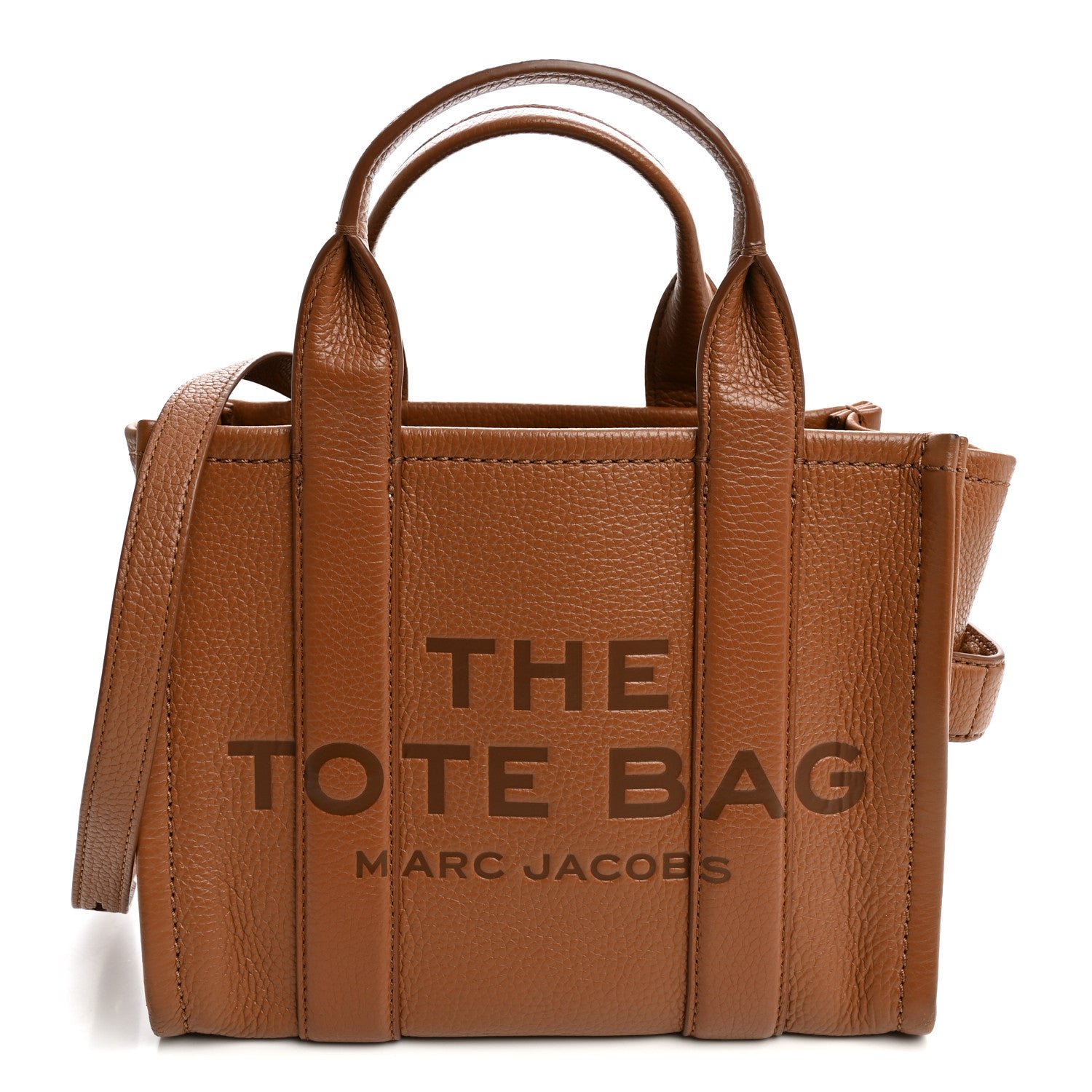 Marc Jacobs Grained Calfskin Small The Tote Bag Argan Oil