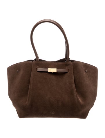 Suede Top Handle Bag
