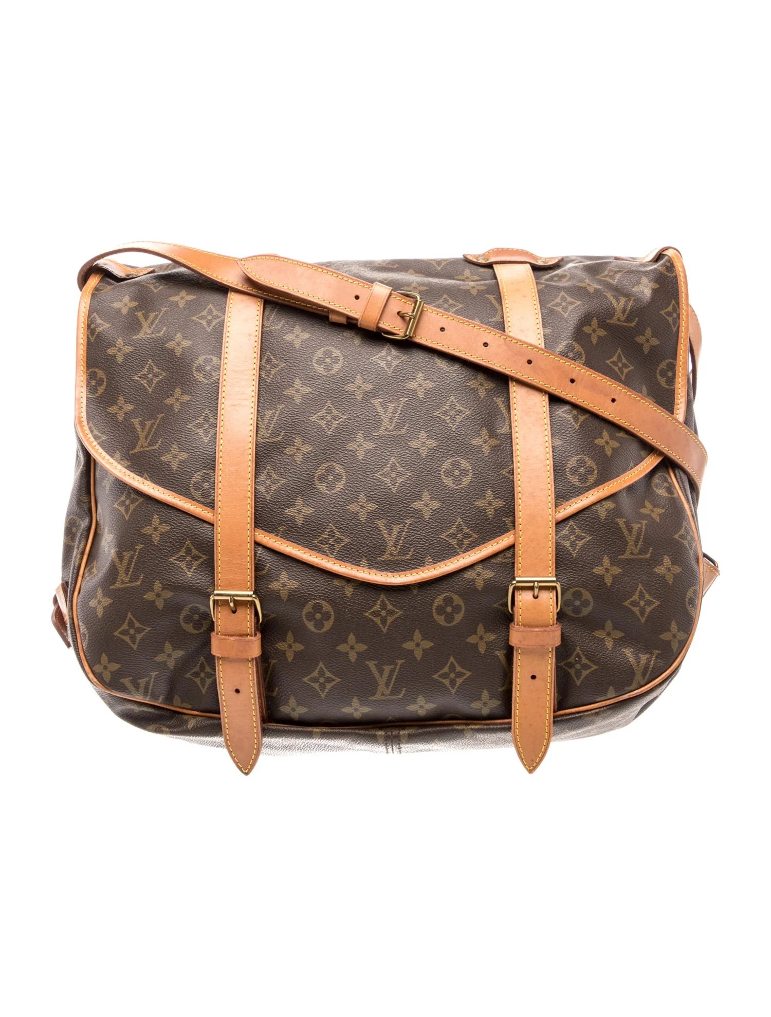 LV Monogram Saumur 43 Vintage