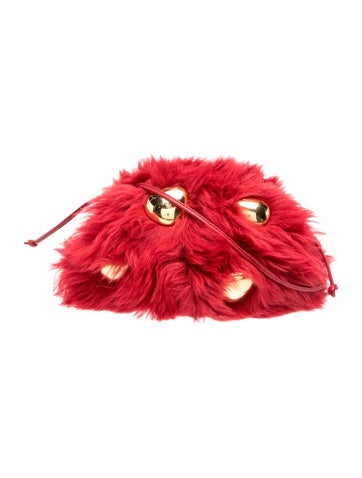 Shearling Evening Bag