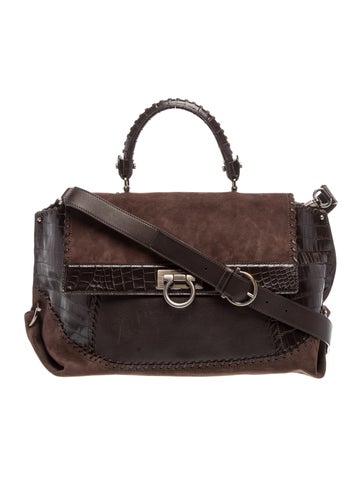 Salvatore Ferragamo Leather Top Handle Bag