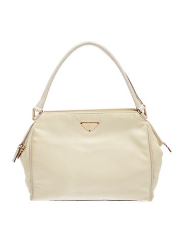 Tessuto Nylon Top Handle Bag