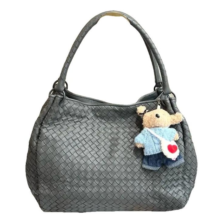 Parachute leather handbag