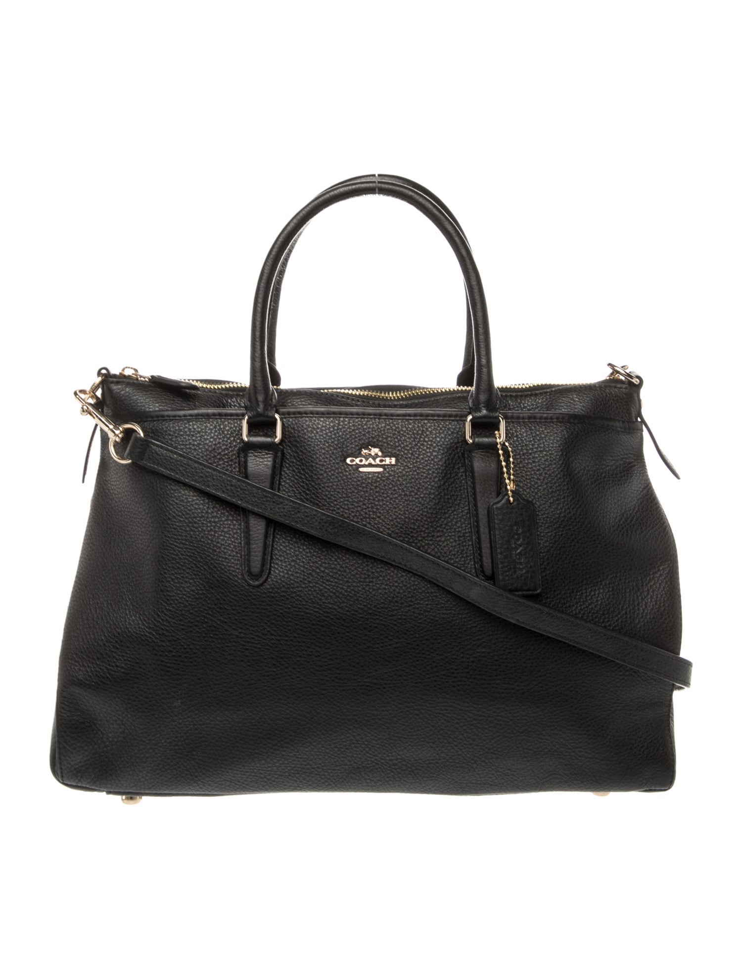 Leather Top Handle Bag