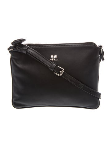 Courreges Leather Shoulder Bag