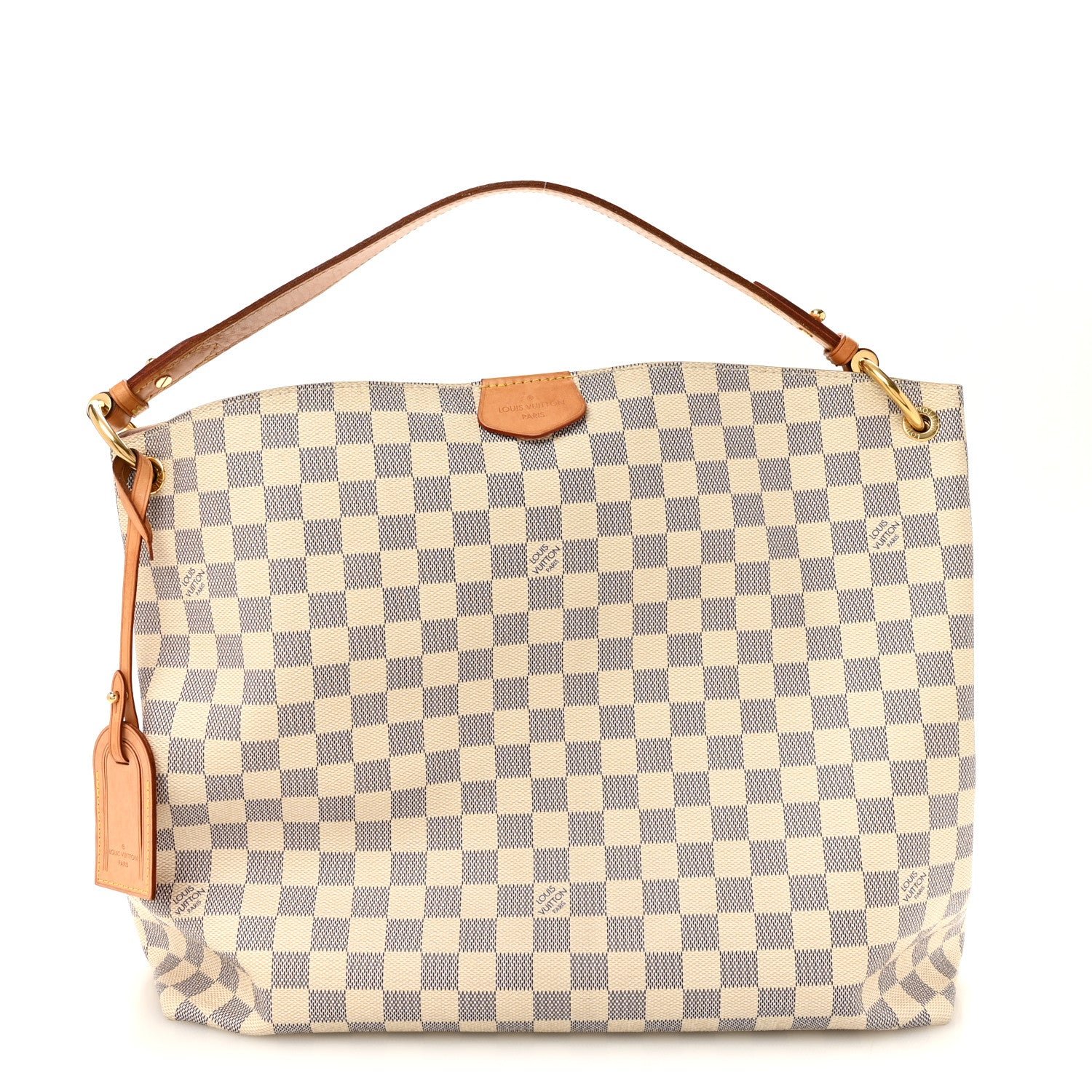 Louis Vuitton Louis Vuitton Damier Azur Graceful MM Rose Ballerine