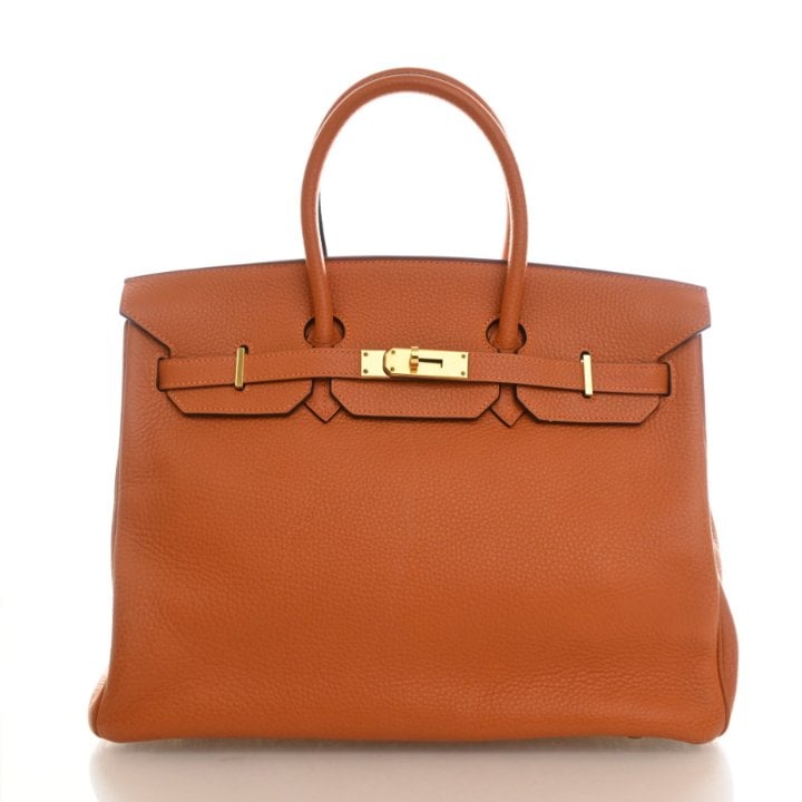 Hermes Hermes Vintage Potiron Togo Birkin 35