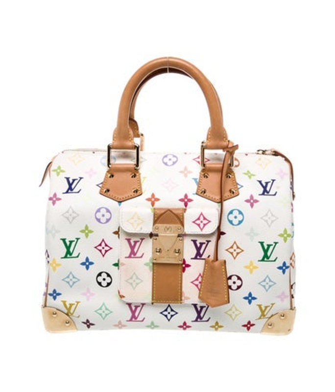 Louis Vuitton Vuitton Multicolore Monogram Speedy 30