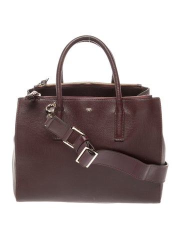 Leather Top Handle Bag