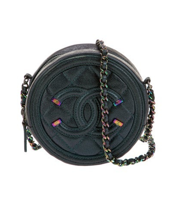 Chanel Filigree Round Crossbody Bag
