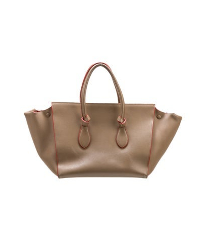 Celine Leather Tie Tote Medium