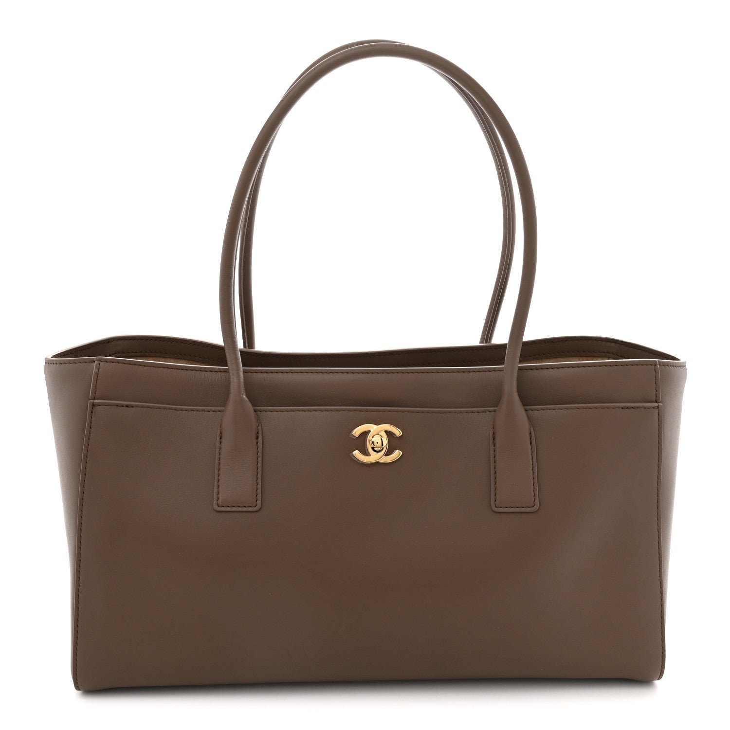 Chanel Calfskin Archetype Small Shopping Tote Brown