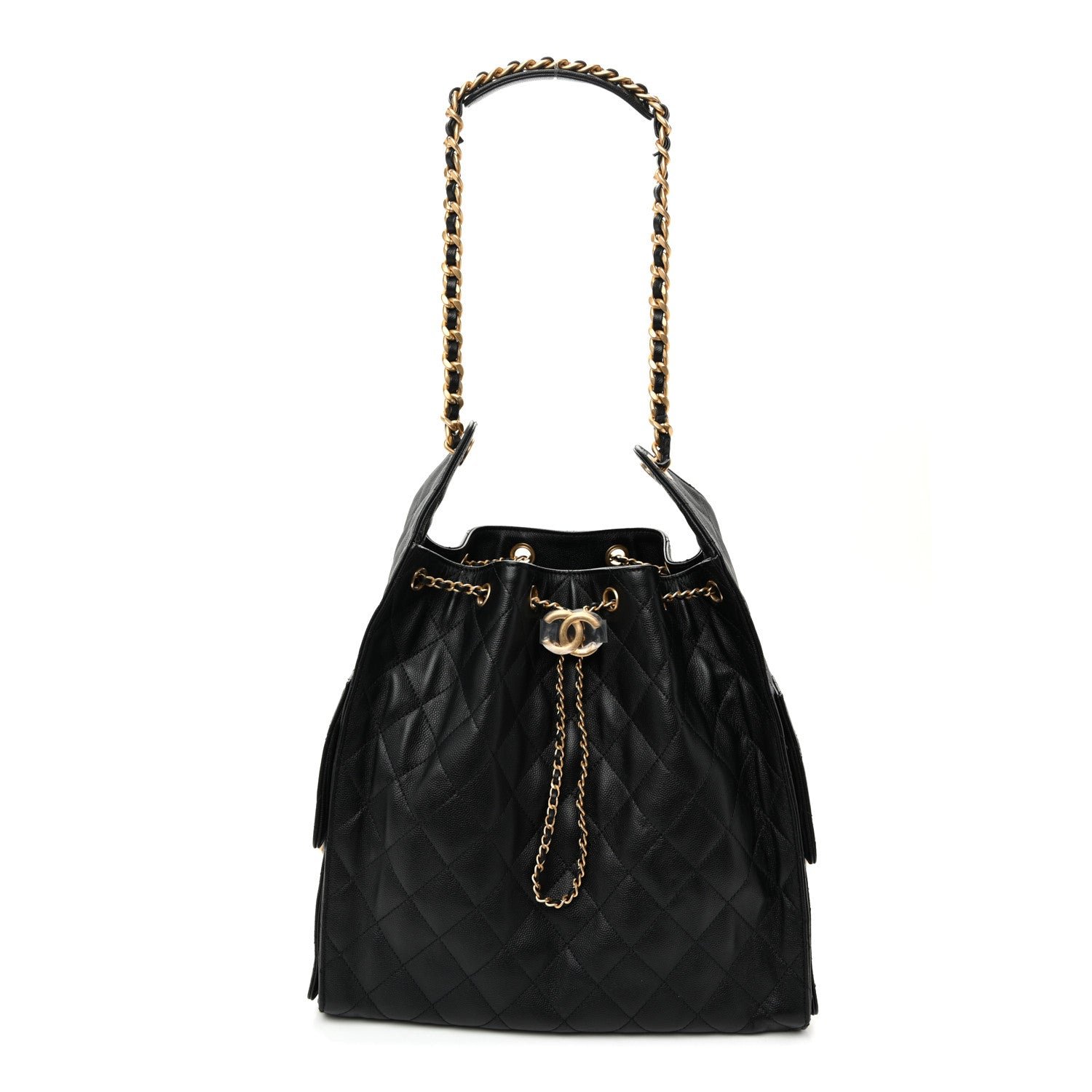 Chanel Caviar Quilted Medium Chanel 25 Handbag Black