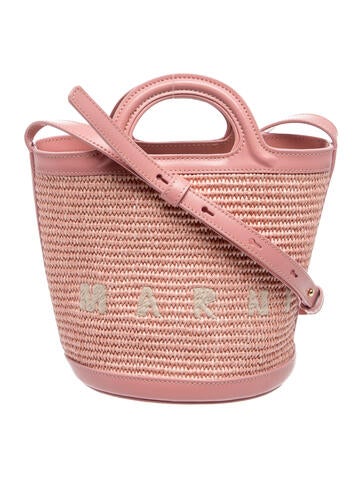 Raffia Bucket Bag