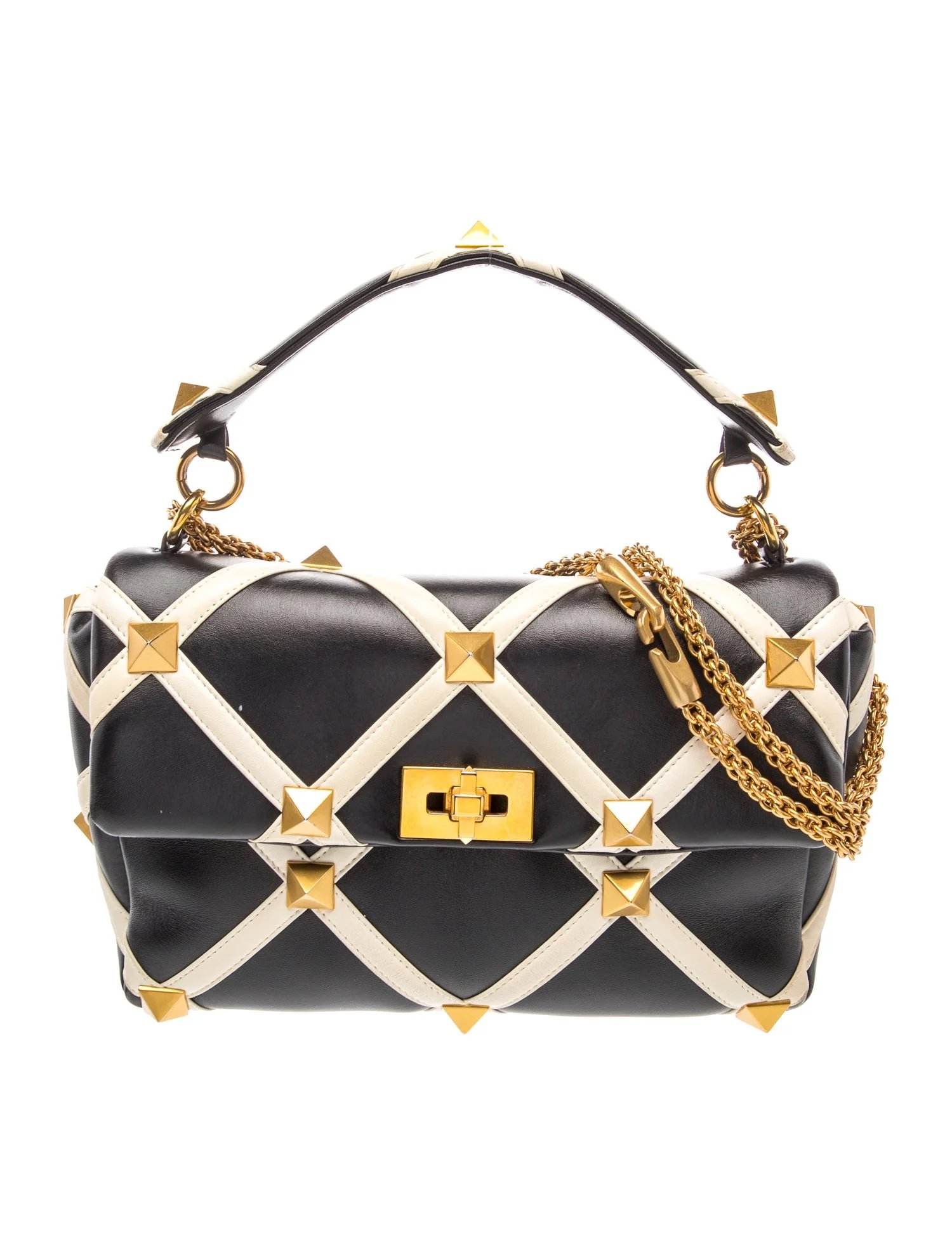 Rockstud Top Handle Bag