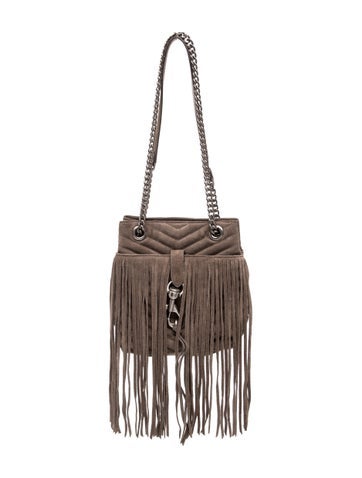 Suede Bucket Bag