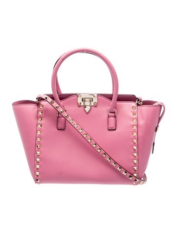 Rockstud Top Handle Bag