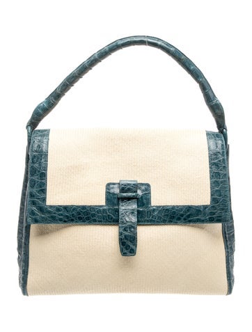 Leather Top Handle Bag