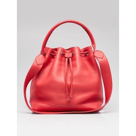 Louis Vuitton Pink Calfskin Leather Bucket Bag