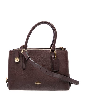 Leather Top Handle Bag