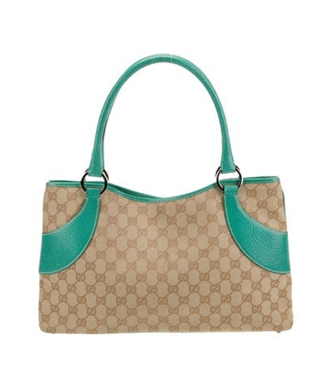 Gucci Gg Canvas Shoulder Bag Vintage