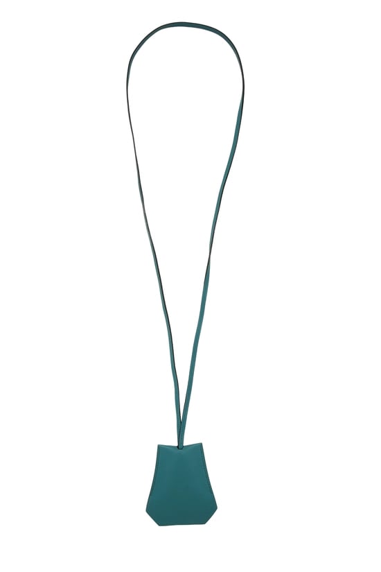 Blue Paon Swift Clochette Long Bag Charm