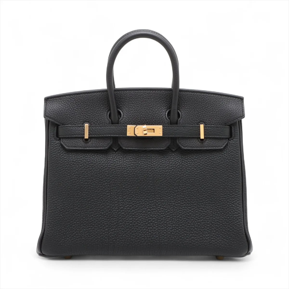 Hermès Birkin 25 Le Tournay Togo Black Gold Metal Fittings
