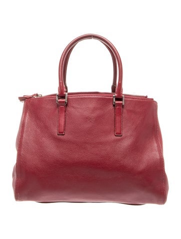Leather Top Handle Bag