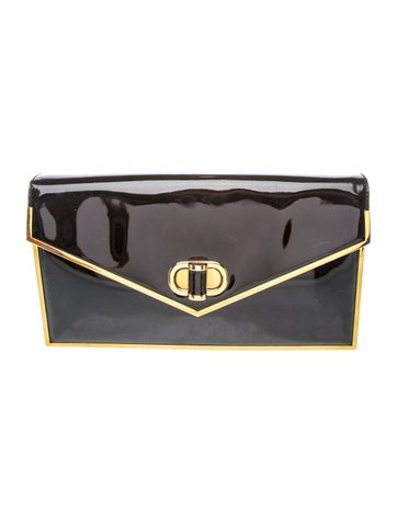 Alexander McQueen Patent Leather Clutch