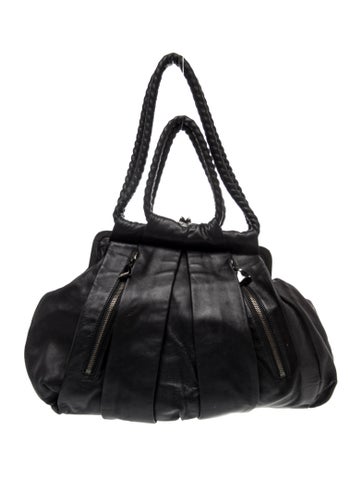 Leather Top Handle Bag