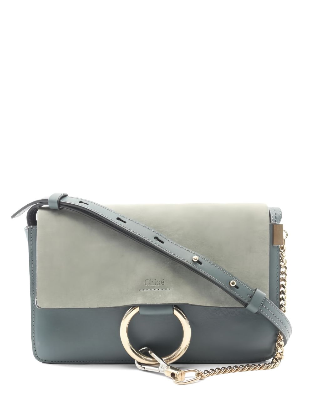 2000s Faye suede leather shoulder bag