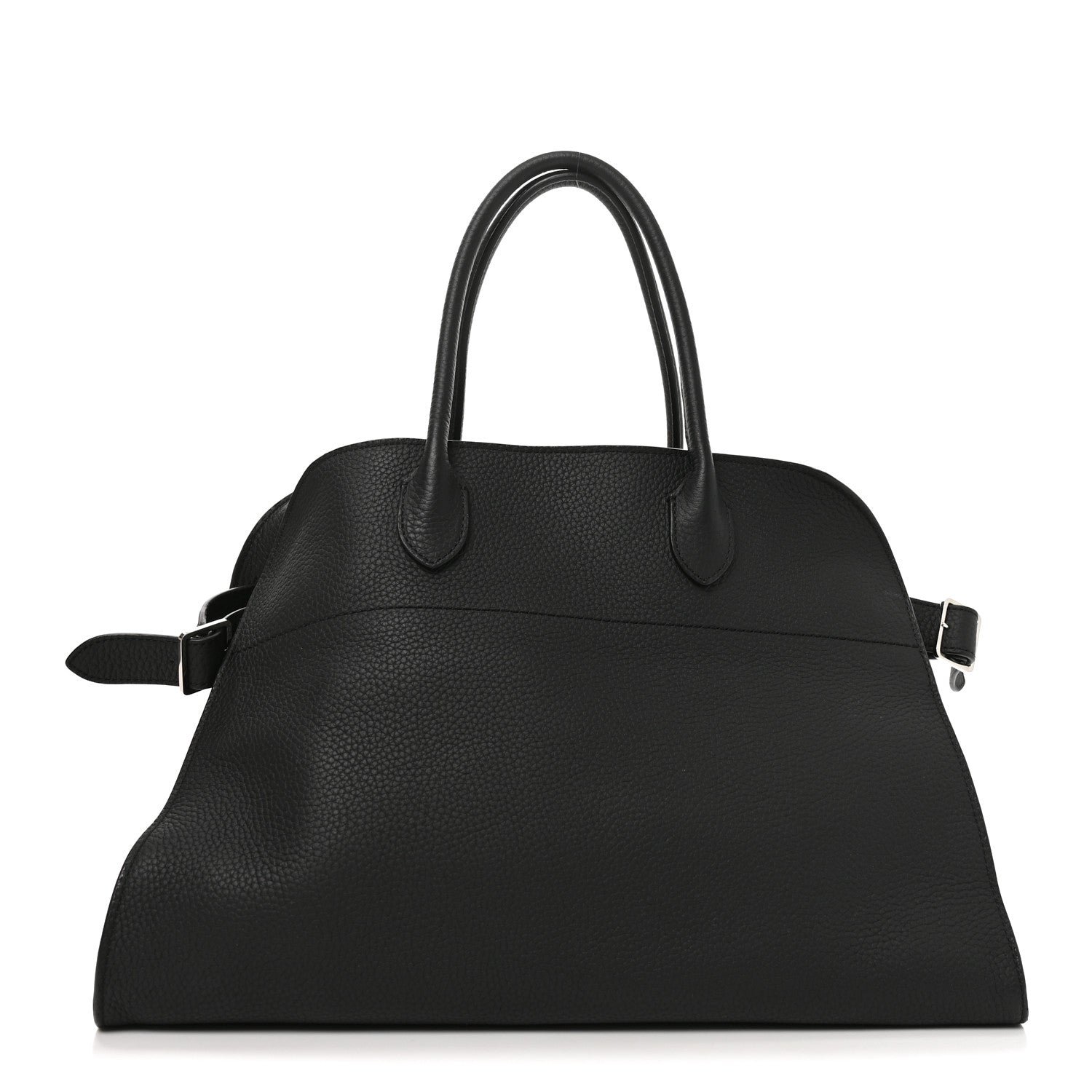 The Row Matte Grained Calfskin Soft Margaux 15 Black
