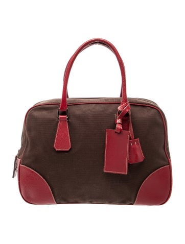 Enameled Metal Triangle Top Handle Bag