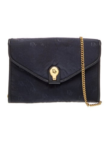 Dior Canvas Wallet on Chain Vintage