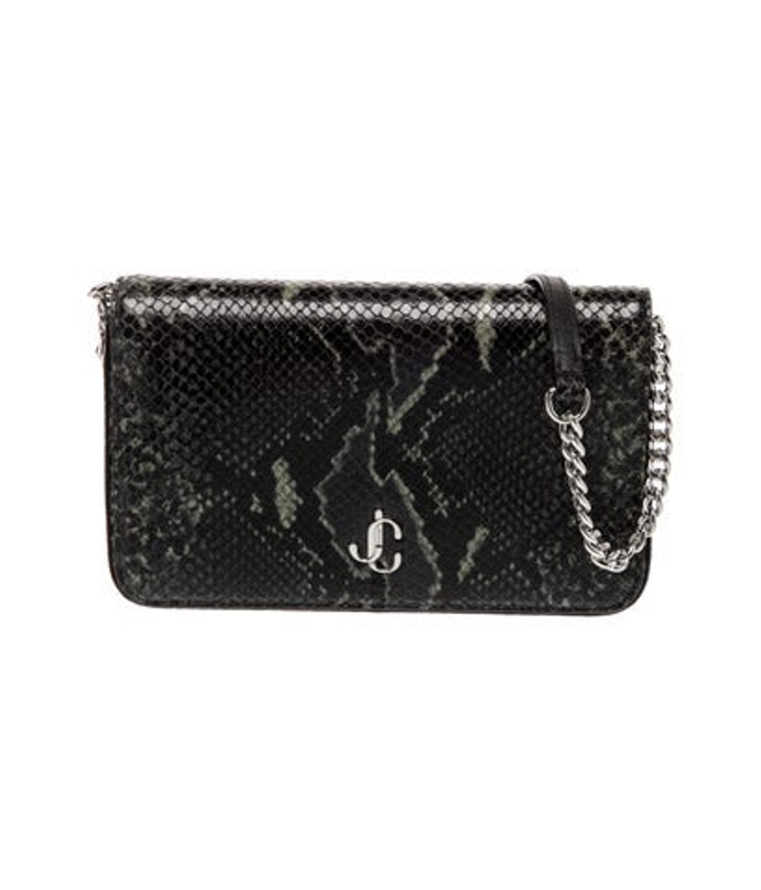 Jimmy Choo Choo Leather Clutch