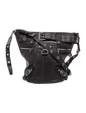 Balenciaga Leather Emo Bucket Medium