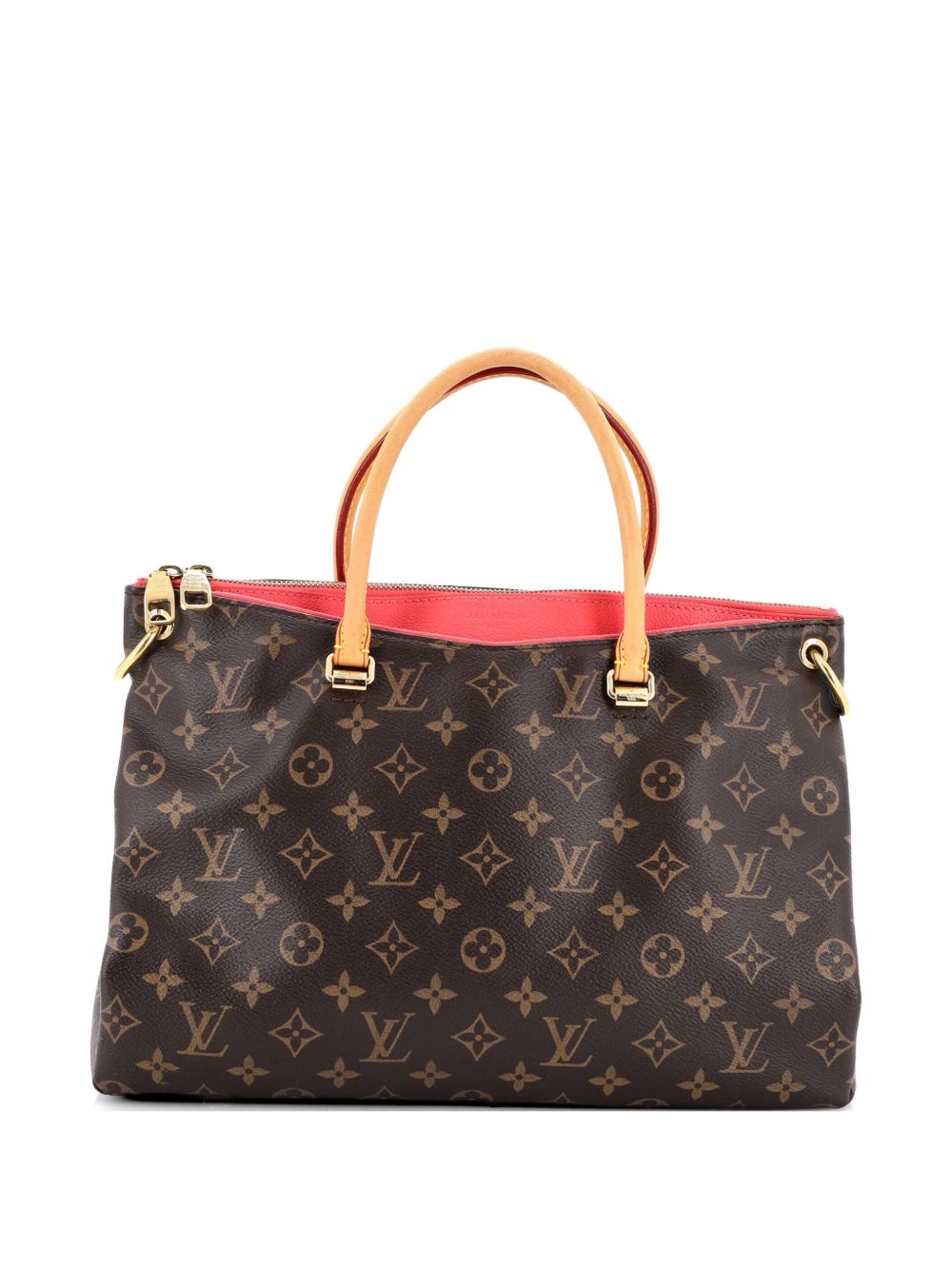 Pallas Tote Monogram Canvas with Leather shoulder bag