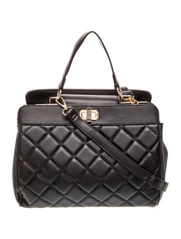 Badgley Mischka Leather Top Handle Bag