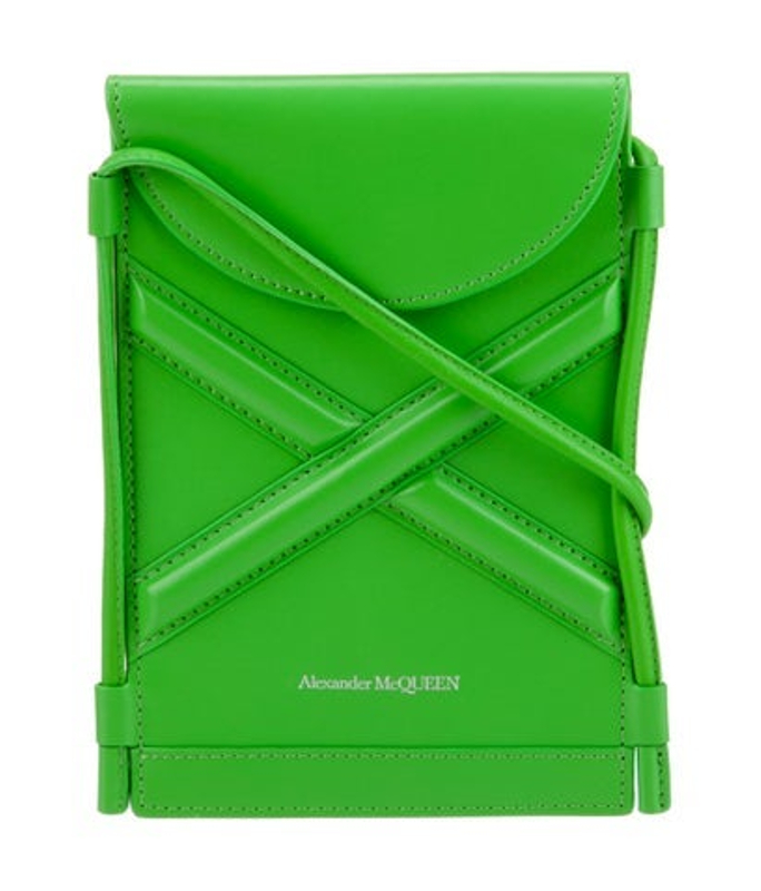 Alexander McQueen Mcqueen Leather Crossbody Bag Micro