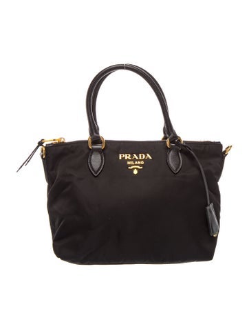 Tessuto Nylon Top Handle Bag