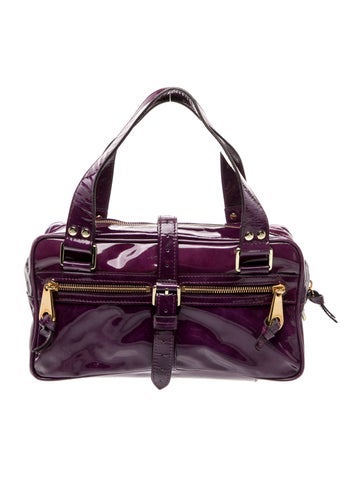 Mulberry Patent Leather Top Handle Bag