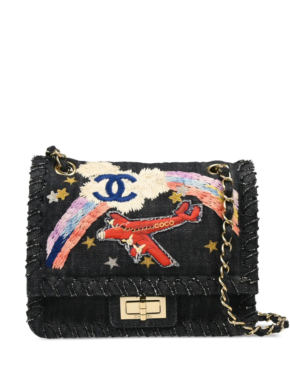 2006 Night Flight Reissue 2.55 Flap shoulder bag