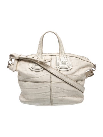 Embossed Leather Shoulder Bag