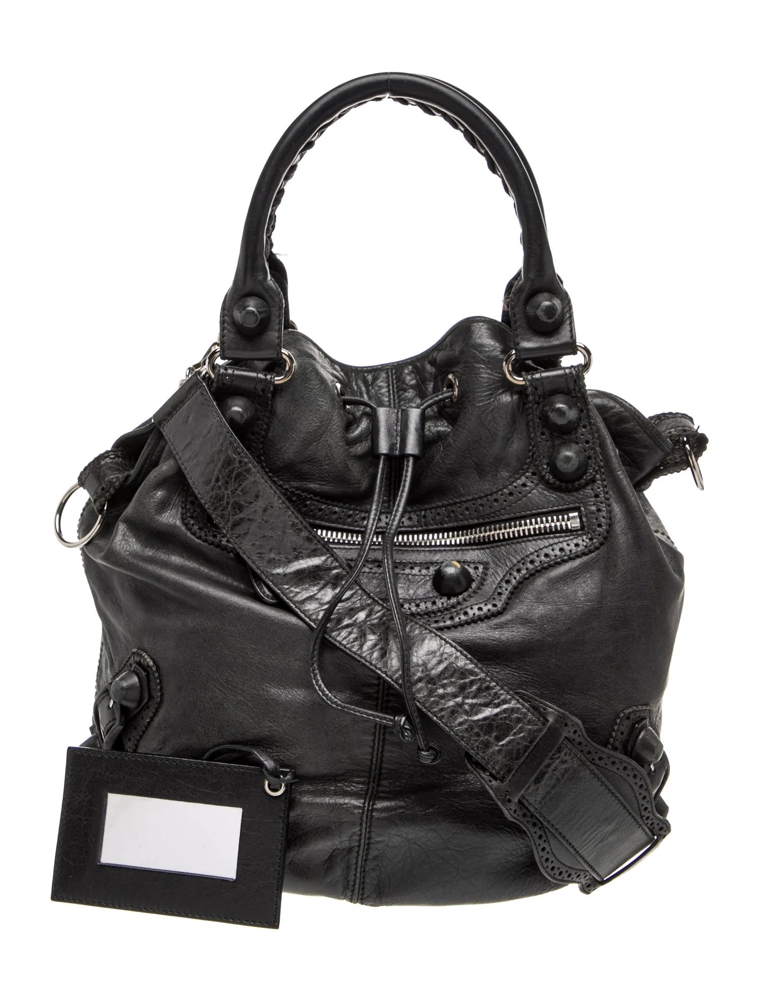 Leather Pompon Vintage