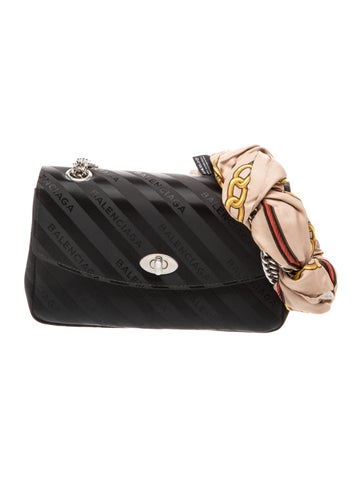 Balenciaga Satin Shoulder Bag
