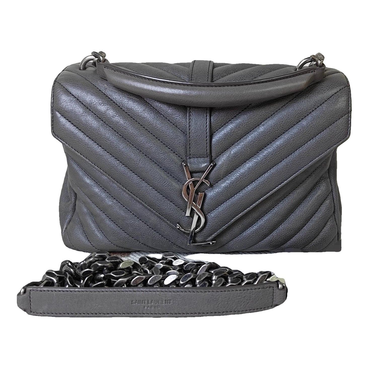 Collége monogramme leather handbag