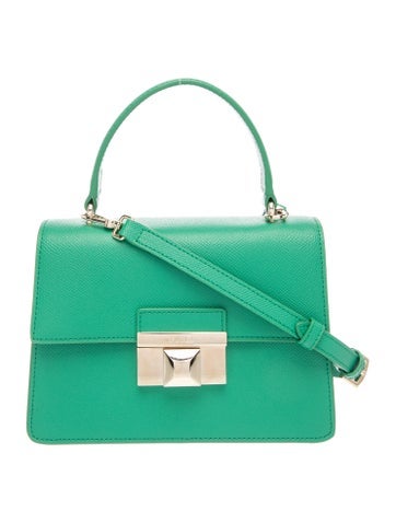 Leather Top Handle Bag