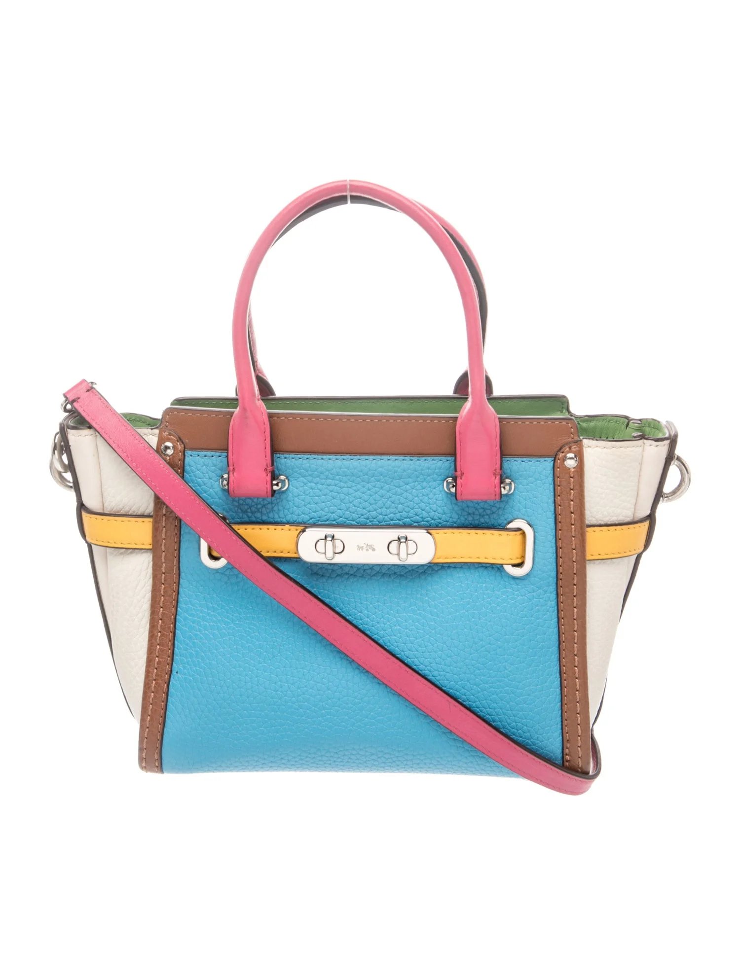 Leather Top Handle Bag