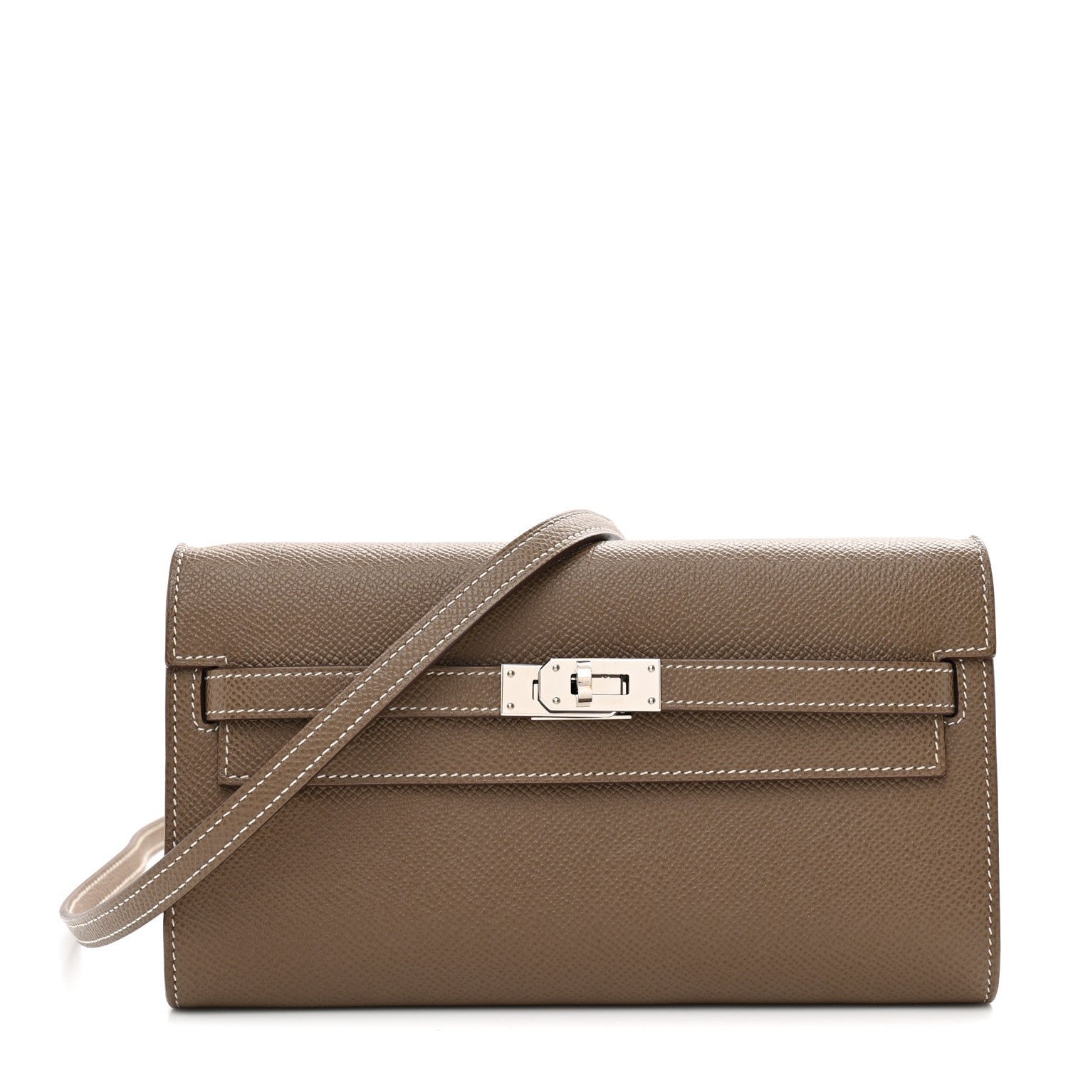Hermes Epsom Kelly Wallet To Go Etoupe