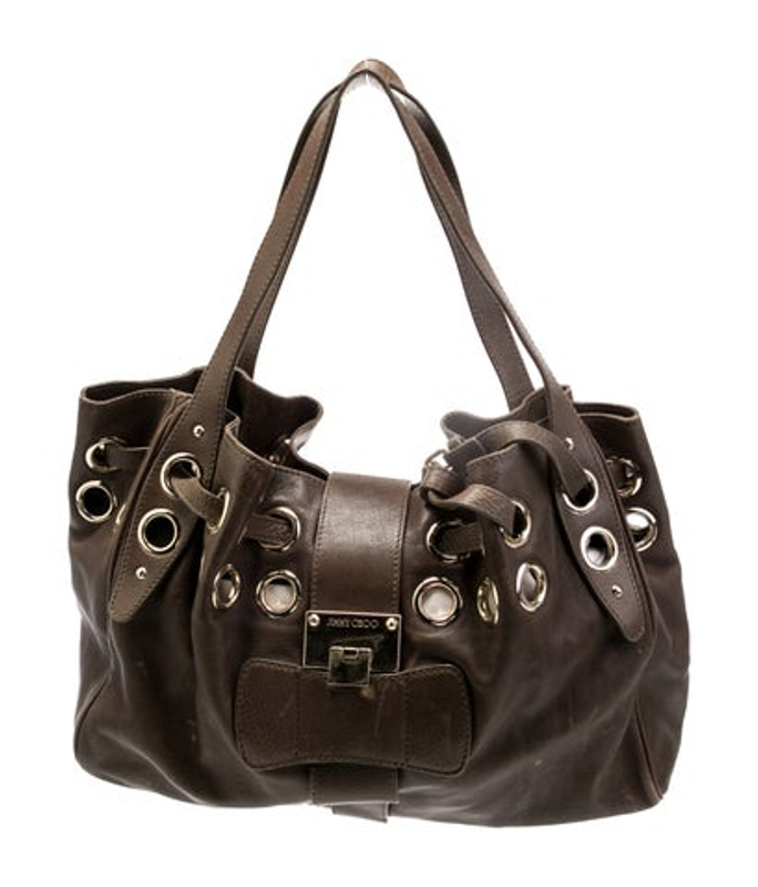 Jimmy Choo Choo Leather Shoulder Bag